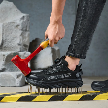 Steel Toe Cap Safety Shoes for Men Anti Slip and Puncture Resistant