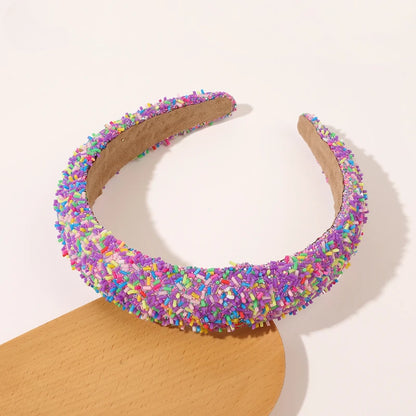 Candy Color Acrylic Headbands for Women and Girls