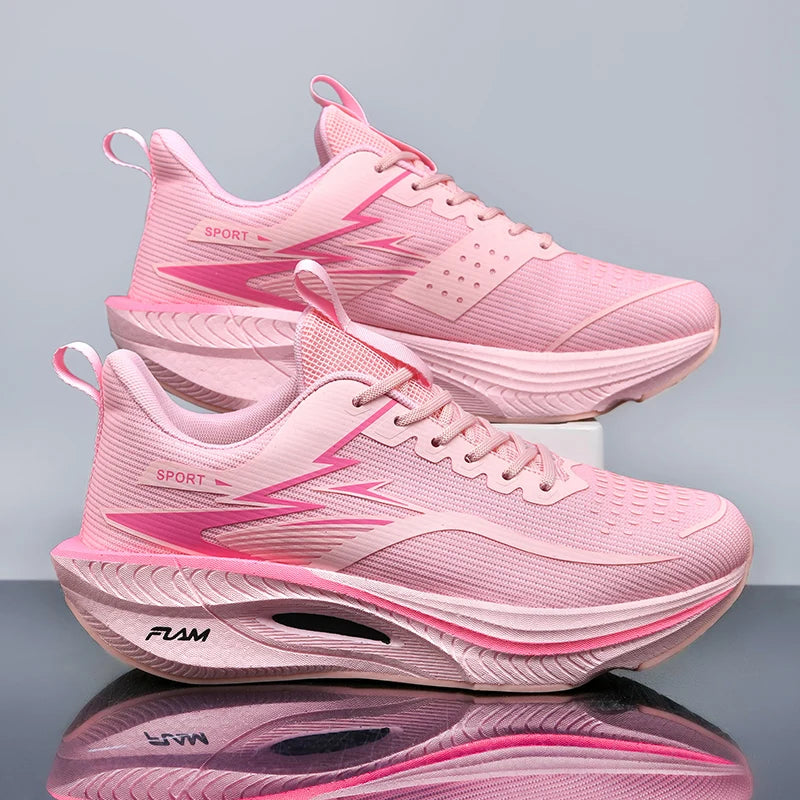 Carbon Board Air Cushion Running Sneakers for Men and Women