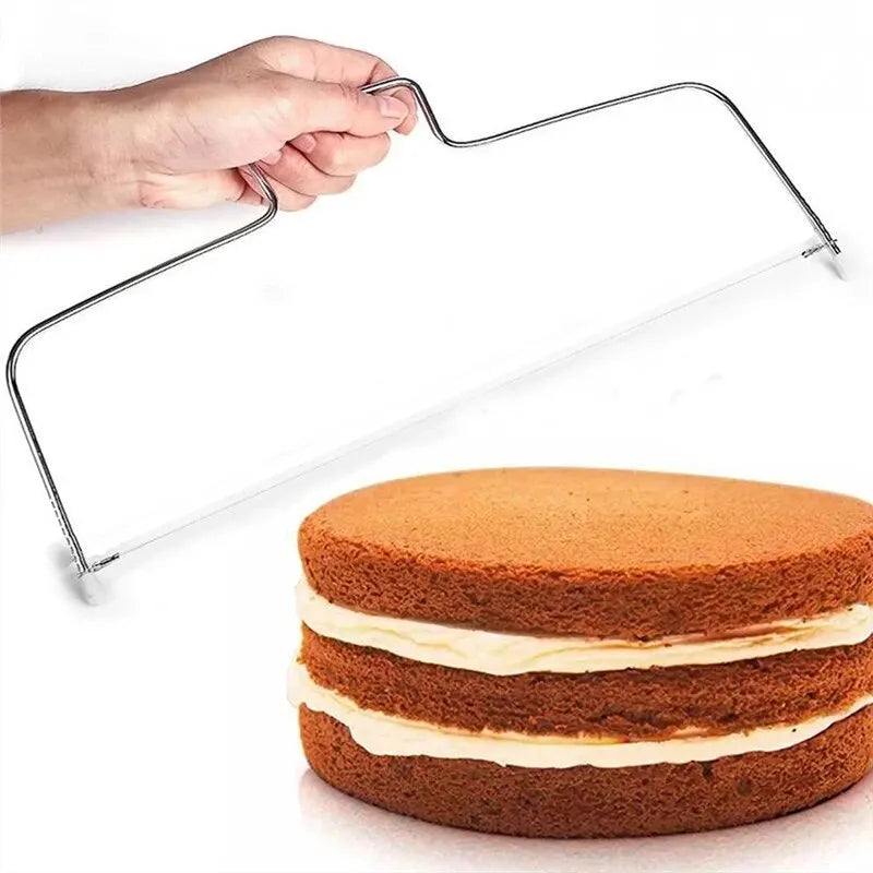 Adjustable Stainless Steel Cake Slicer – Height-Adjustable Layer Cutting Tool for Baking & Decorating