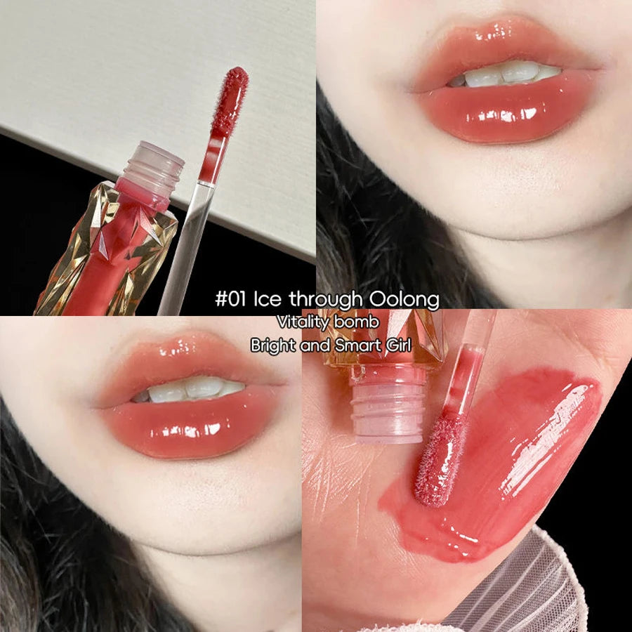 Crystal Mirror Lip Gloss Moisturizing and Long Lasting