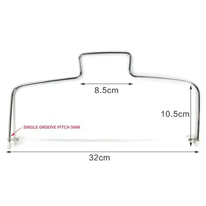 Adjustable Stainless Steel Cake Slicer – Height-Adjustable Layer Cutting Tool for Baking & Decorating