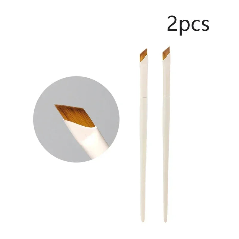 Upgrade Blade Eyeliner & Eyebrow Brush | Ultra Thin Fine Angle Flat Brush for Precise Eye Makeup