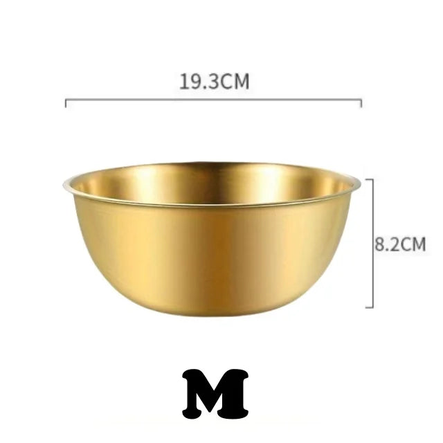 Stainless Steel Mixing Bowl Set with Measurement Scale