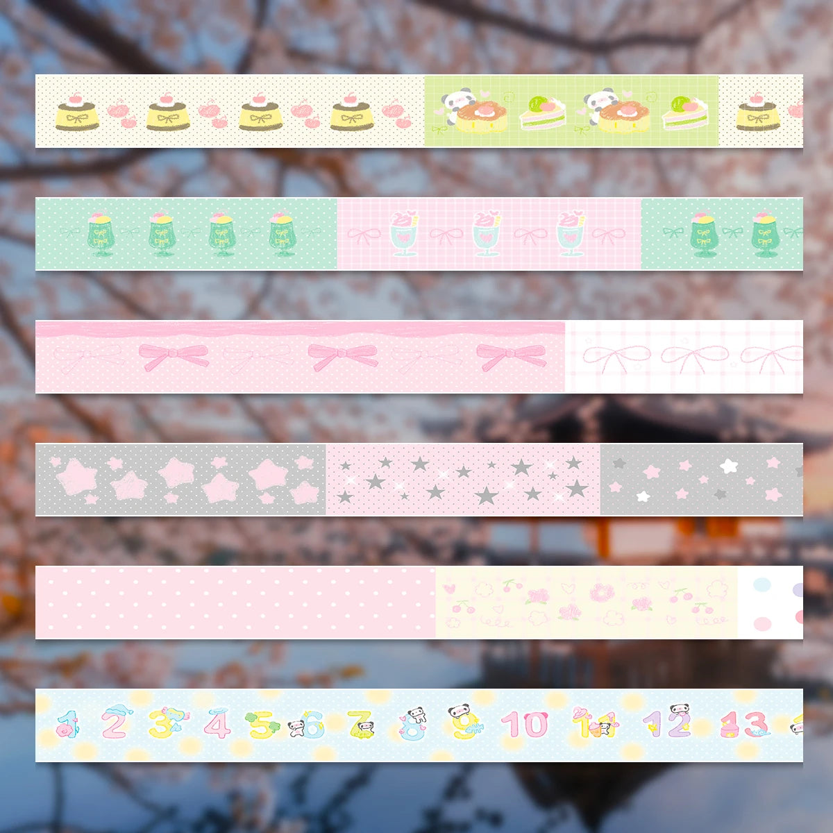 Kawaii Panda Washi Tape – Cute Masking Tape for Scrapbooking, Journaling & DIY Crafts