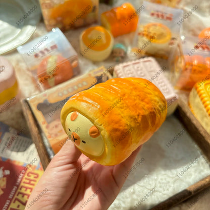 Capybara Bakery Squishy Toy | Slow Rising Stress Relief Squeeze Gift