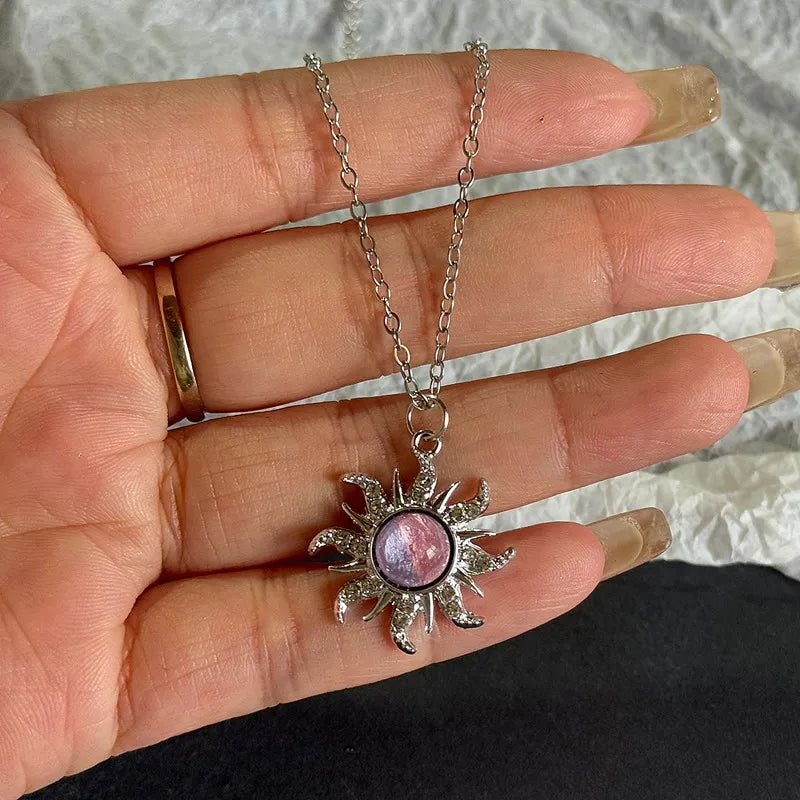 Crystal Star Friendship Pendant Necklaces for Women and Men