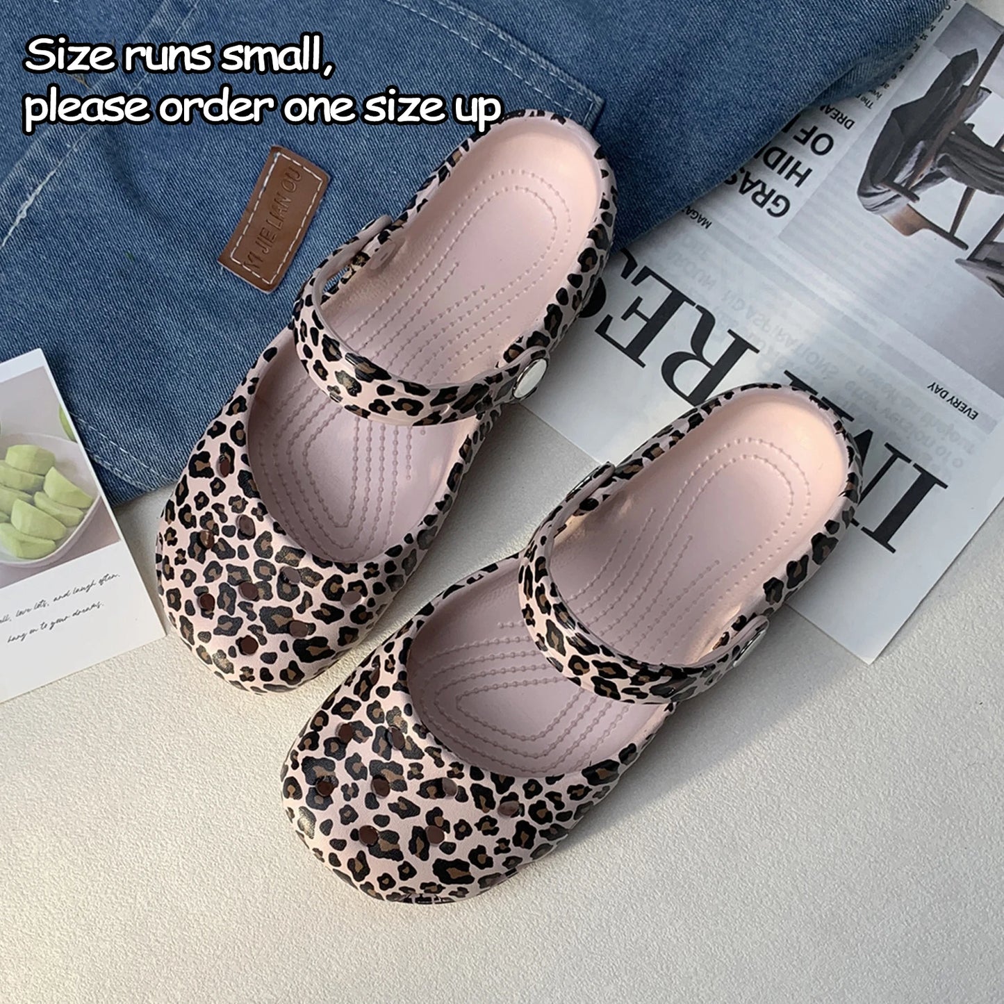 EVA Ballet Platform Clog Sandals for Women