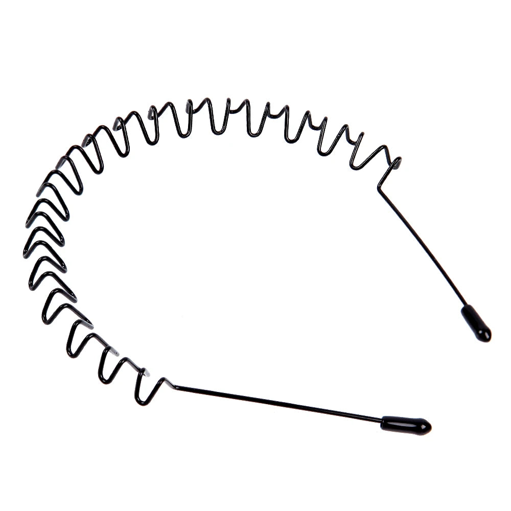 Men's Metal Headband for Sports Grooming and Everyday Wear