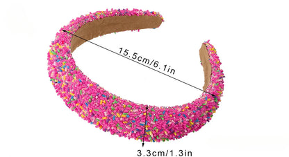 Candy Color Acrylic Headbands for Women and Girls