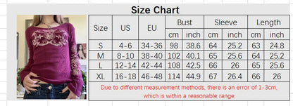 Women's Y2K Grunge Skull Graphic Thermal T-Shirt | 90s Vintage Aesthetic Long Sleeve Pullover Top