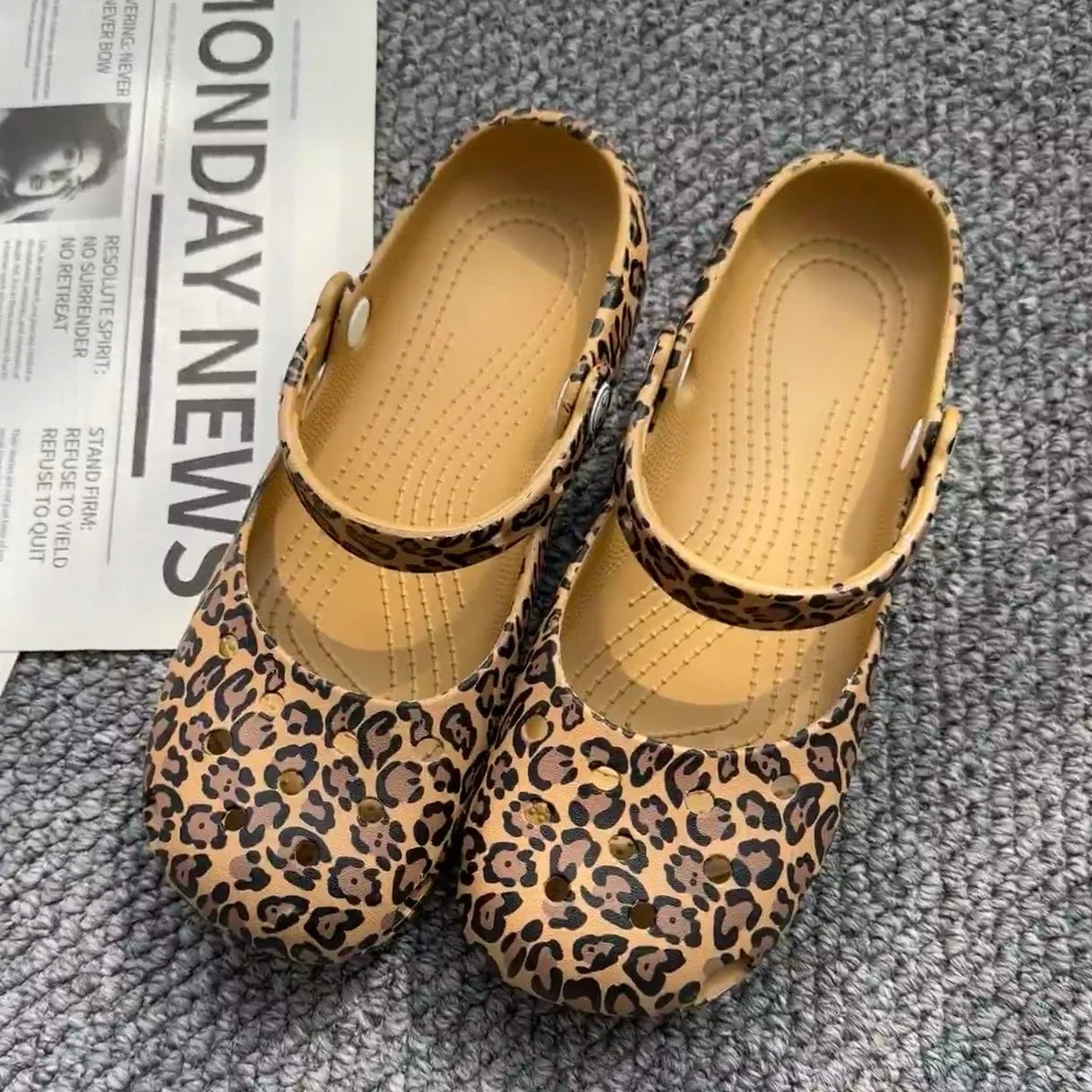 EVA Ballet Platform Clog Sandals for Women