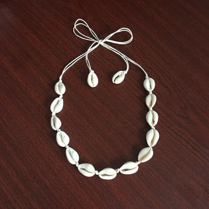 Boho Shell Choker Necklace for Women and Girls