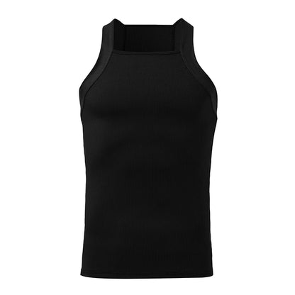 Men's Solid Color Sports Tank Top – Sleeveless Gym Vest, Streetwear | S–5XL