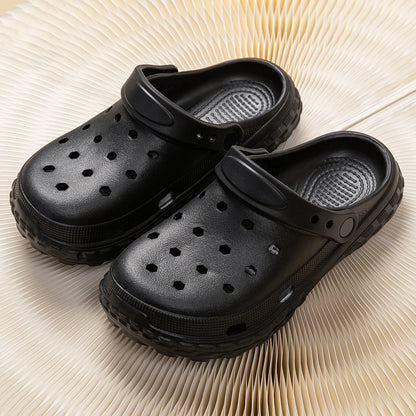 EVA T Strap Closed Toe Slide Sandals for Men and Women