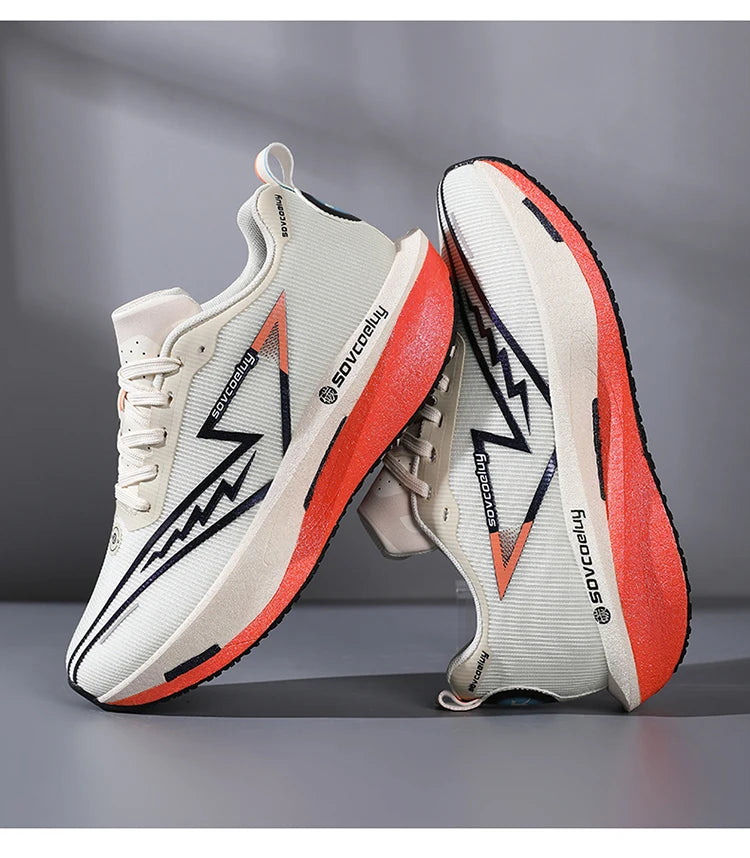 Carbon Board Running Sneakers for Men and Women Lightweight and Breathable