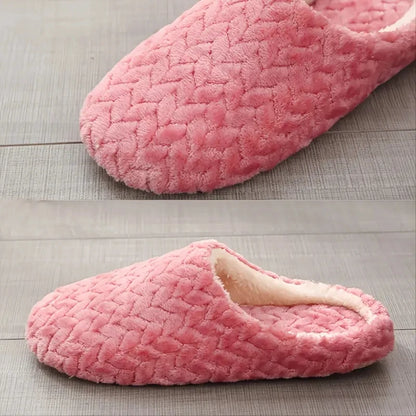 Fluffy Unisex Indoor Slippers – Soft Lightweight Anti-Slip House Slides Men and Women