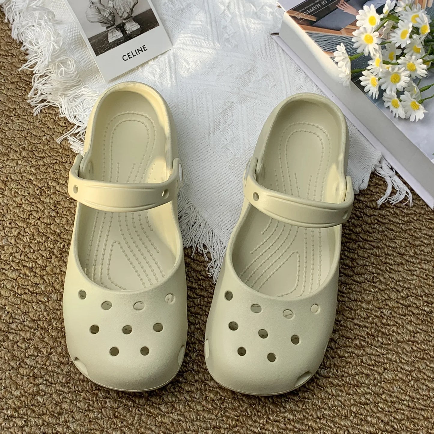 EVA Ballet Platform Clog Sandals for Women