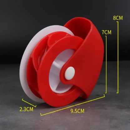 Kitchen Pizza & Pastry Lattice Cutter | Plastic Wheel Roller for Pie Crust, Pastry & Baking Decoration
