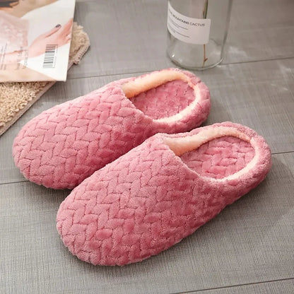 Fluffy Unisex Indoor Slippers – Soft Lightweight Anti-Slip House Slides Men and Women