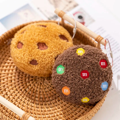 Kawaii Chocolate Cookie Plush Pillow — Squishy Stuffed Toy & Decor