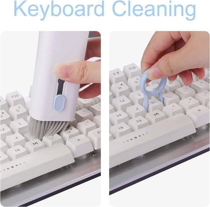 7-in-1 Computer & Keyboard Cleaner Kit | Cleaning Pen, Brush & Keycap Puller for Headsets & Electronics