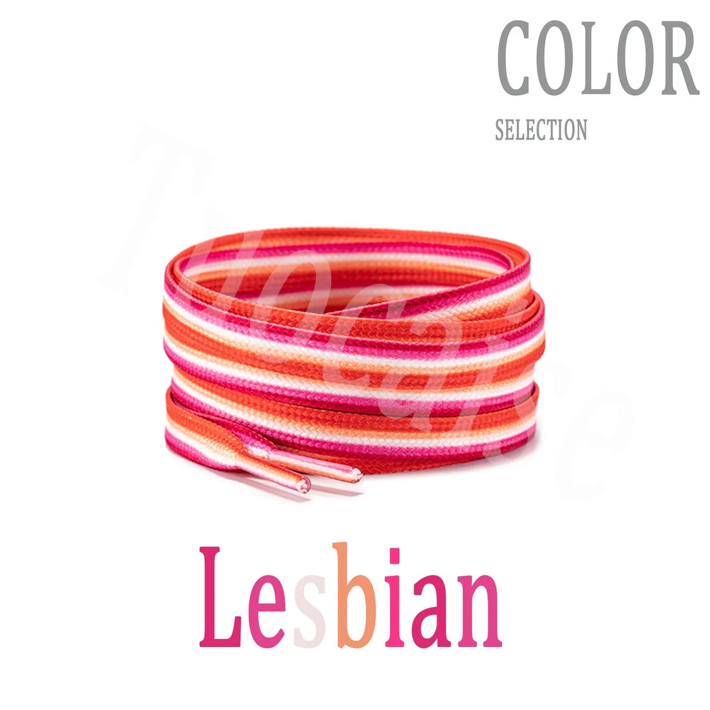 Pride Flag Flat Shoelaces for Sneakers