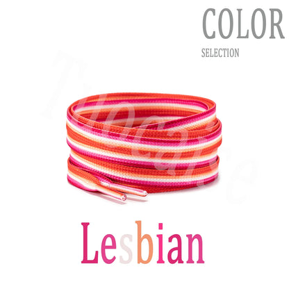 Pride Flag Flat Shoelaces for Sneakers