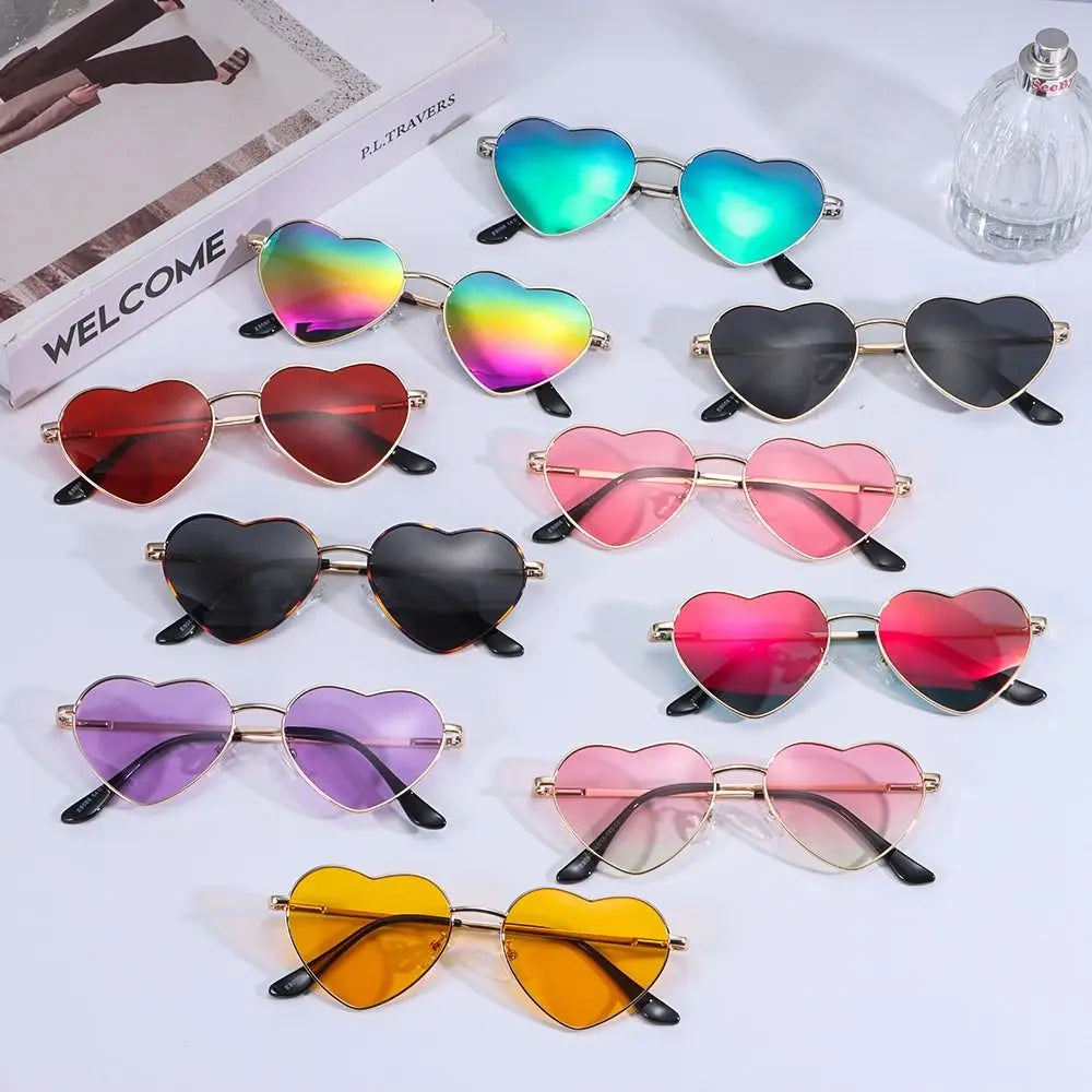 Heart Shaped Sunglasses with UV400 Protection