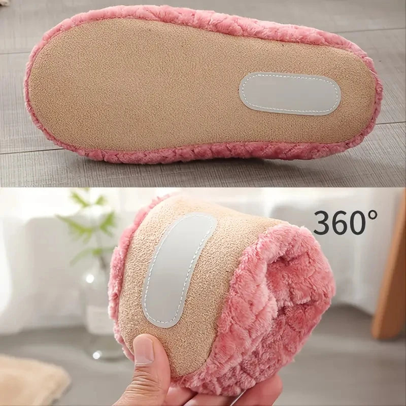 Fluffy Unisex Indoor Slippers – Soft Lightweight Anti-Slip House Slides Men and Women