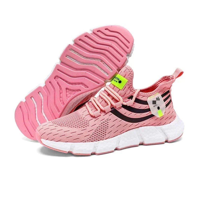 Breathable Lace Up Casual Sneakers for Men and Women