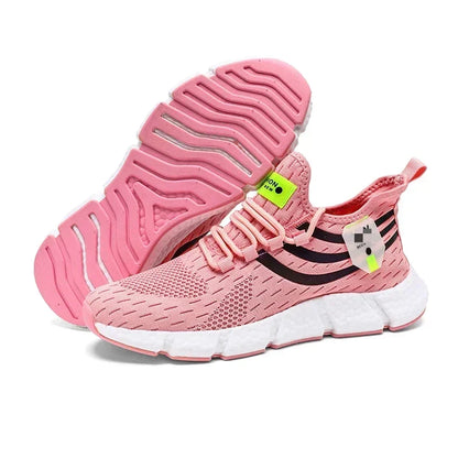 Breathable Lace Up Casual Sneakers for Men and Women