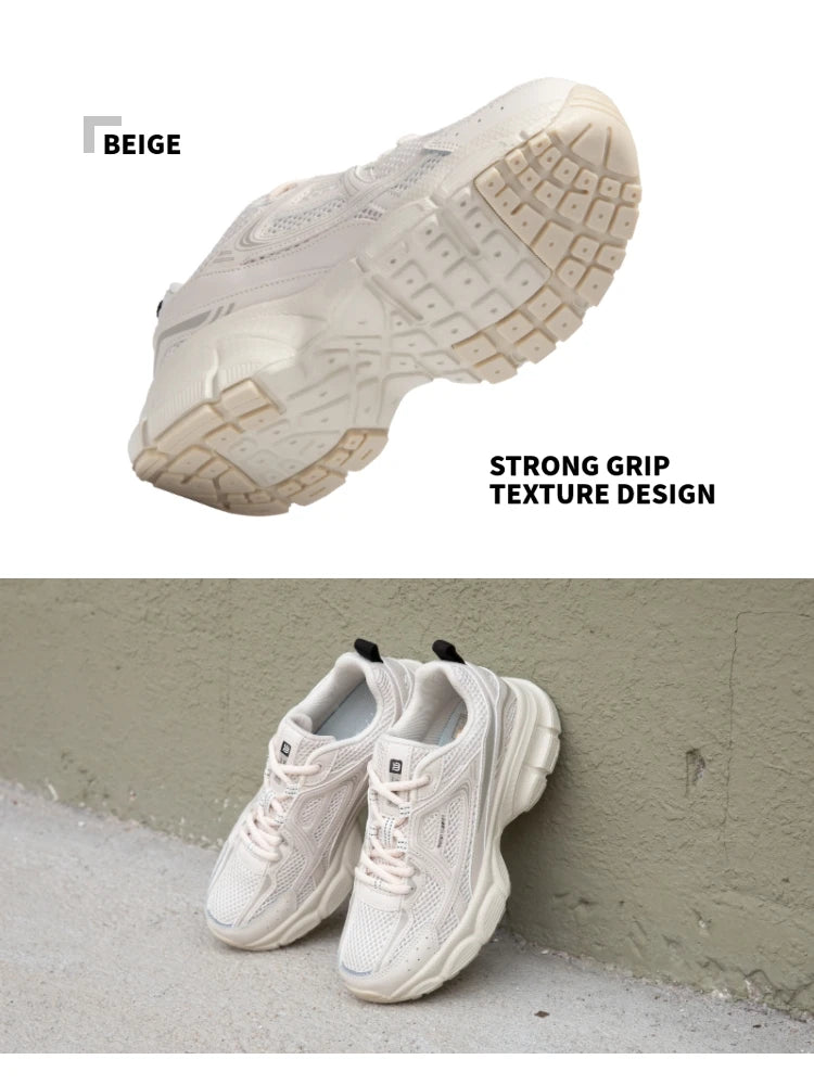 Women's Lightweight Mesh Running Sneakers – Breathable Lace-Up Sport Shoes