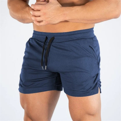 Men's Athletic Gym & Running Shorts – Elastic Waist, Pockets, Solid Color | M–XXXL