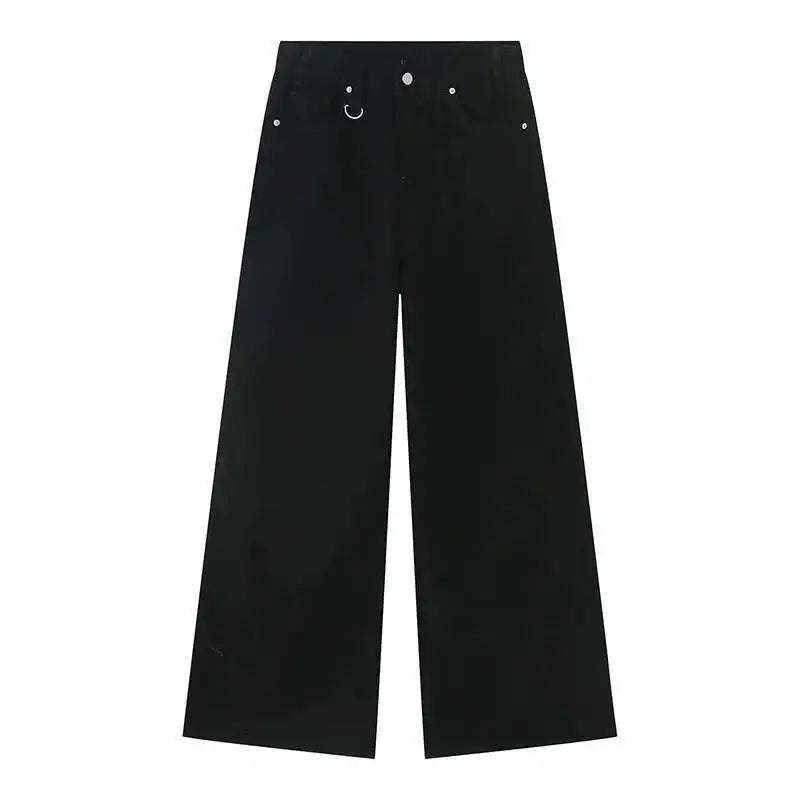 Vintage Wide-Leg Jeans – Men's Camo & Washed Denim