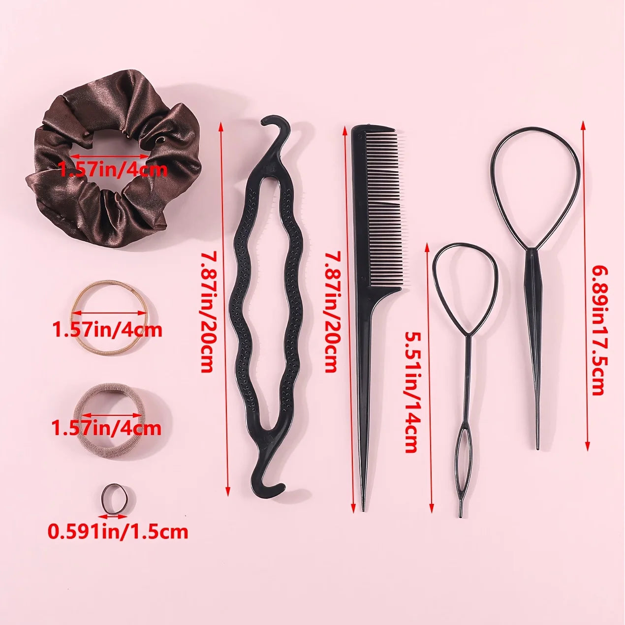 Women's Hair Accessories Set | 1109pcs Scrunchies, Rubber Bands, Hair Ties & Headbands
