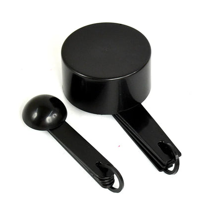 Kitchen Measuring Spoons Set – PP Plastic Baking Spoons for Sugar, Flour & More (5pc or 10pc)