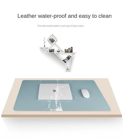 Large PU Leather Desk Mat | 600x300mm Waterproof Mouse Pad & Keyboard Desk Pad for Office & Gaming