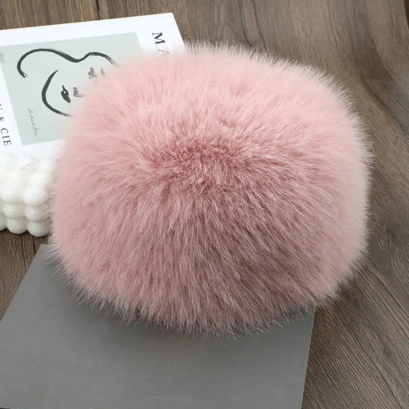 Women's Fluffy Faux Fur Winter Hat – Warm Windproof Bucket & Bomber Cap