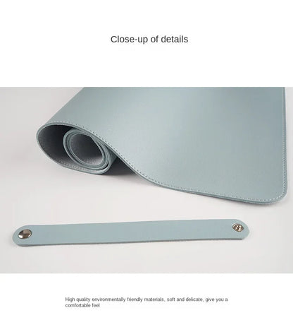 Large PU Leather Desk Mat | 600x300mm Waterproof Mouse Pad & Keyboard Desk Pad for Office & Gaming