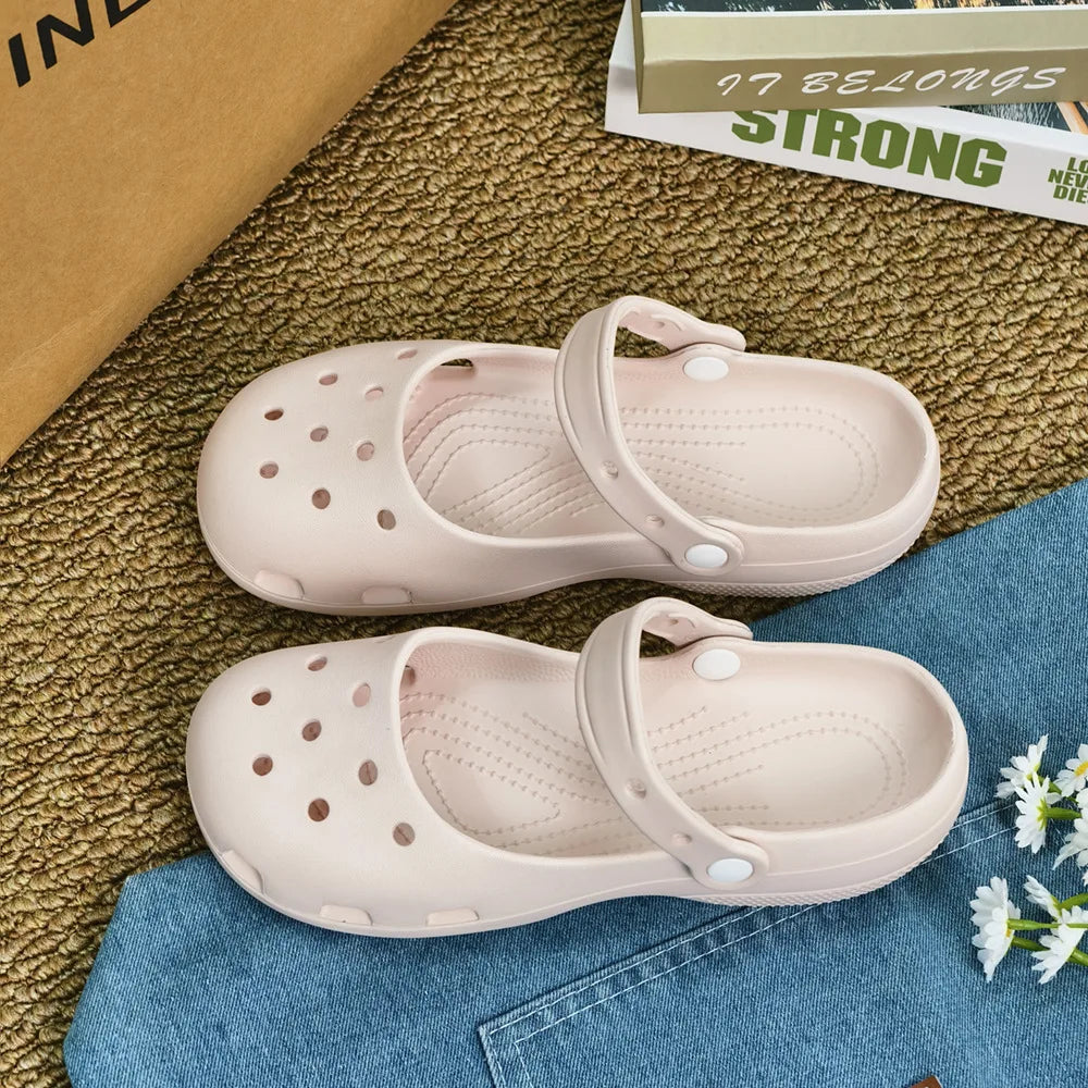 EVA Ballet Platform Clog Sandals for Women
