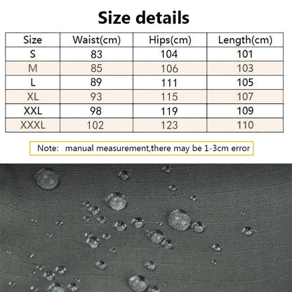 Men's Tactical Work Pants | Waterproof Multi-Pocket Cargo Trousers for Outdoor Hiking & Workwear
