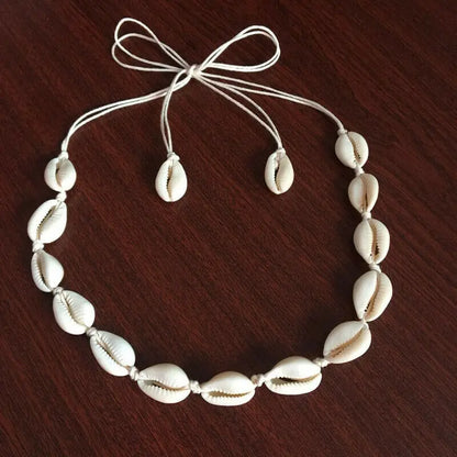 Boho Shell Choker Necklace for Women and Girls