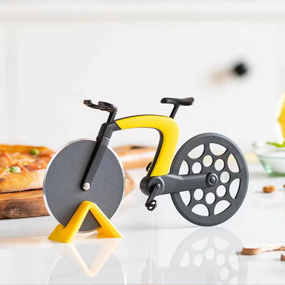 Creative Bicycle Pizza Cutter | Reusable Stainless Steel Pizza Slicer Wheel