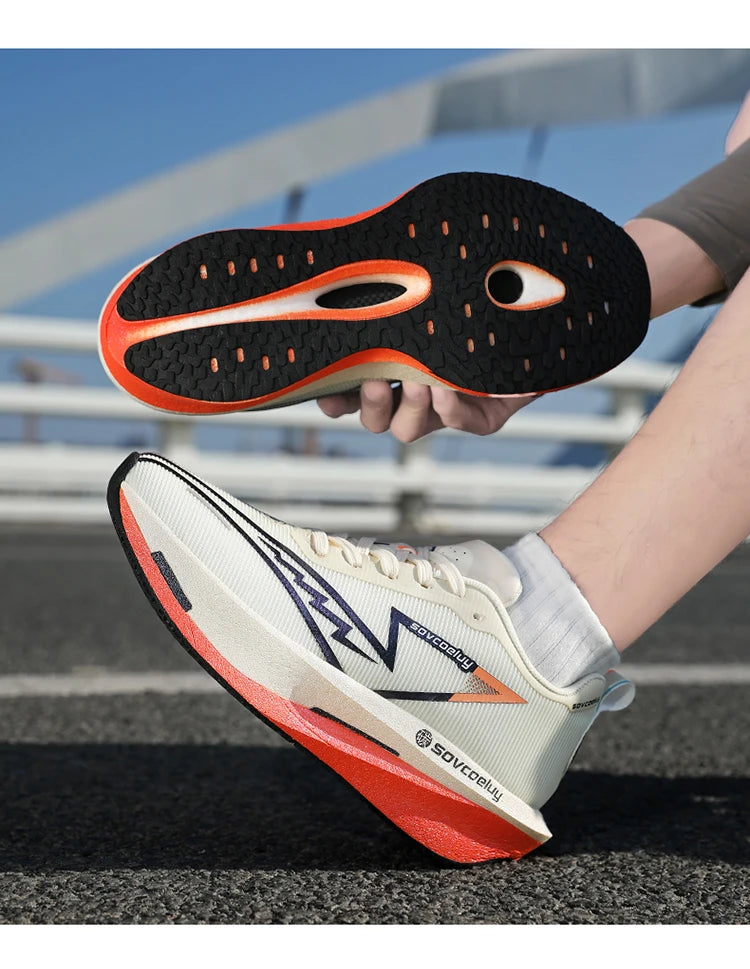 Carbon Board Running Sneakers for Men and Women Lightweight and Breathable