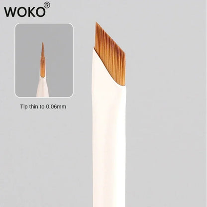 Upgrade Blade Eyeliner & Eyebrow Brush | Ultra Thin Fine Angle Flat Brush for Precise Eye Makeup