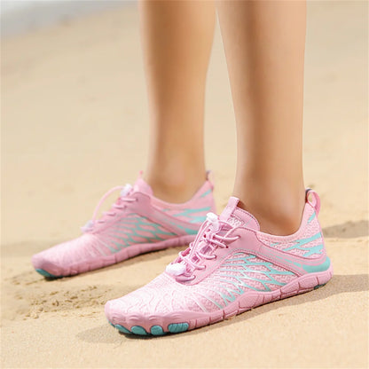 Quick-Dry Aqua Water Shoes – Non-Slip Barefoot Sneakers for Men and Women