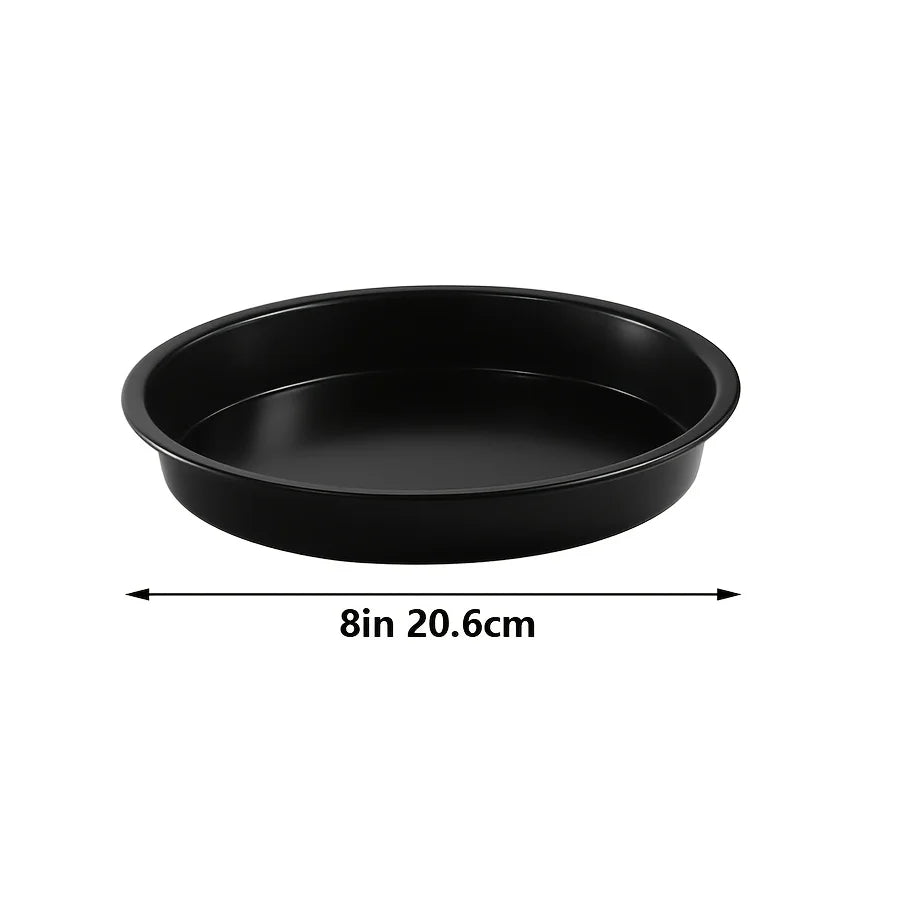 Non-Stick Round Pizza Tray | 6–10 inch Carbon Steel Baking Tray for Home & Restaurant