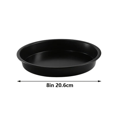 Non-Stick Round Pizza Tray | 6–10 inch Carbon Steel Baking Tray for Home & Restaurant
