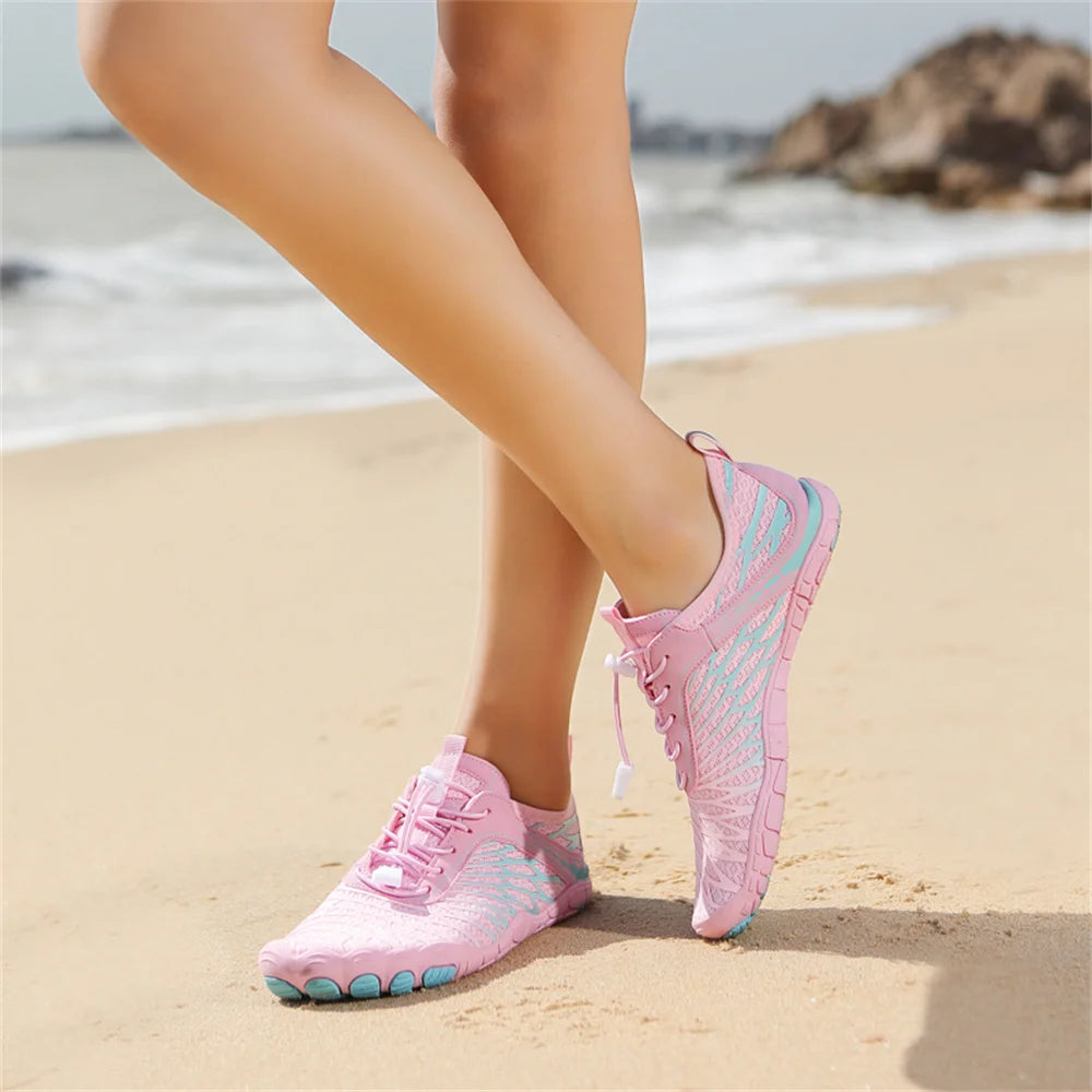 Quick-Dry Aqua Water Shoes – Non-Slip Barefoot Sneakers for Men and Women